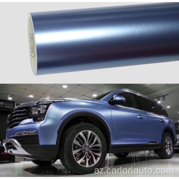 Satin Metallic Mini Blue Wrap Vinyl